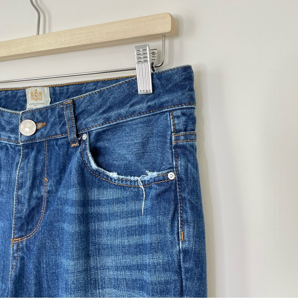 RIVER ISLAND | Ripped Distressed High Rise Jeans | 10 - Picture 2 of 5